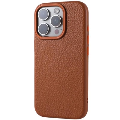 Чохол Syndee with MagSafe для Apple iPhone 16 Pro (6.3") Golden Brown