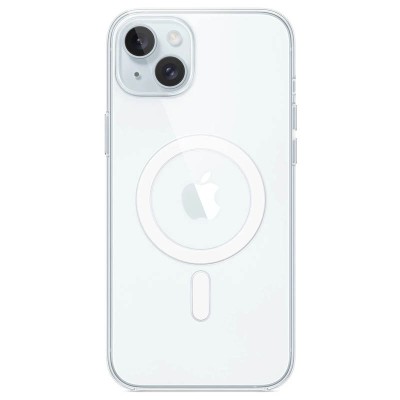 Чохол TPU Clear Case with MagSafe для Apple iPhone 15 (6.1") Clear