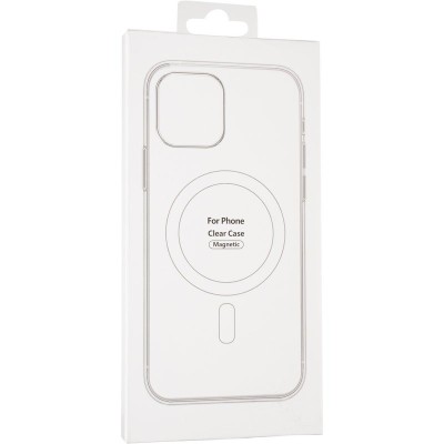 Чохол TPU Clear Case with MagSafe для Apple iPhone 15 Pro (6.1") Clear Чохол TPU Clear Case with MagSafe для Apple iPhone 15 Pro (6.1") Clear