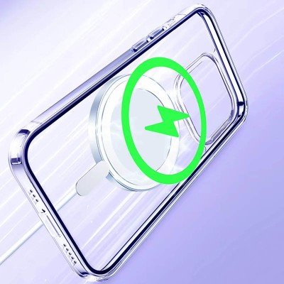 Чохол TPU Clear Case with MagSafe для Apple iPhone 15 Pro (6.1") Clear Чохол TPU Clear Case with MagSafe для Apple iPhone 15 Pro (6.1") Clear