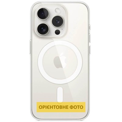 Чохол TPU Clear Case with MagSafe для Apple iPhone 16 (6.1") Clear Чохол TPU Clear Case with MagSafe для Apple iPhone 16 (6.1") Clear