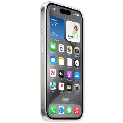 Чохол TPU Clear Case with MagSafe для Apple iPhone 16 Pro (6.3") Clear Чохол TPU Clear Case with MagSafe для Apple iPhone 16 Pro (6.3") Clear