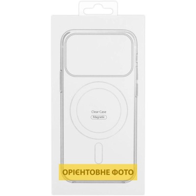 Чохол TPU Clear Case with MagSafe для Apple iPhone 17 Pro Max (6.9") Clear Чохол TPU Clear Case with MagSafe для Apple iPhone 17 Pro Max (6.9") Clear
