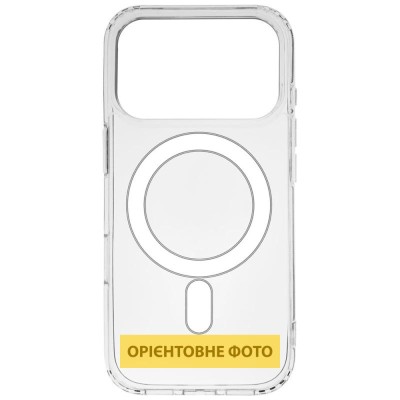 Чохол TPU Clear Case with MagSafe для Apple iPhone 17 Pro Max (6.9") Clear Чохол TPU Clear Case with MagSafe для Apple iPhone 17 Pro Max (6.9") Clear