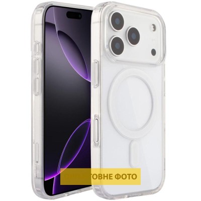 Чохол TPU Clear Case with MagSafe для Apple iPhone 17 Pro Max (6.9") Clear Чохол TPU Clear Case with MagSafe для Apple iPhone 17 Pro Max (6.9") Clear