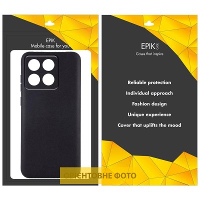 Чохол TPU Epik Black Full Camera для Xiaomi 14 Ultra Чорний Чохол TPU Epik Black Full Camera для Xiaomi 14 Ultra Чорний