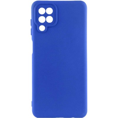 Чохол TPU GETMAN Liquid Silk Full Camera для Samsung Galaxy A12 Синій / Deep navy Чохол TPU GETMAN Liquid Silk Full Camera для Samsung Galaxy A12 Синій / Deep navy