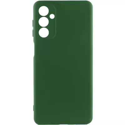 Чохол TPU GETMAN Liquid Silk Full Camera для Samsung Galaxy A14 4G/5G Зелений / Dark green