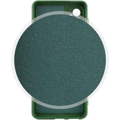 Чохол TPU GETMAN Liquid Silk Full Camera для Samsung Galaxy A14 4G/5G Зелений / Dark green Чохол TPU GETMAN Liquid Silk Full Camera для Samsung Galaxy A14 4G/5G Зелений / Dark green