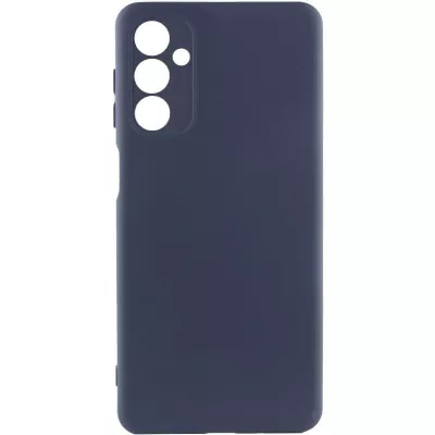 Чохол TPU GETMAN Liquid Silk Full Camera для Samsung Galaxy A14 4G/5G Синій / Midnight Blue