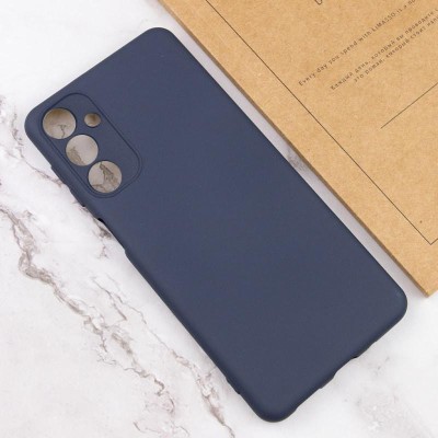 Чохол TPU GETMAN Liquid Silk Full Camera для Samsung Galaxy A14 4G/5G Синій / Midnight Blue