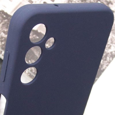 Чохол TPU GETMAN Liquid Silk Full Camera для Samsung Galaxy A14 4G/5G Синій / Midnight Blue