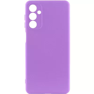 Чохол TPU GETMAN Liquid Silk Full Camera для Samsung Galaxy A14 4G/5G Фіолетовий / Purple