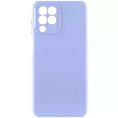 Чохол TPU GETMAN Liquid Silk Full Camera для Samsung Galaxy M33 5G Бузковий / Light purple