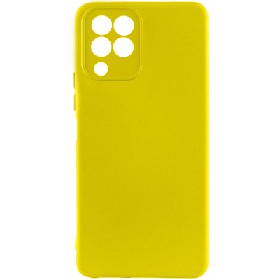 Чохол TPU GETMAN Liquid Silk Full Camera для Samsung Galaxy M33 5G Жовтий / Flash Чохол TPU GETMAN Liquid Silk Full Camera для Samsung Galaxy M33 5G Жовтий / Flash