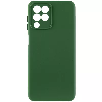 Чохол TPU GETMAN Liquid Silk Full Camera для Samsung Galaxy M33 5G Зелений / Dark green