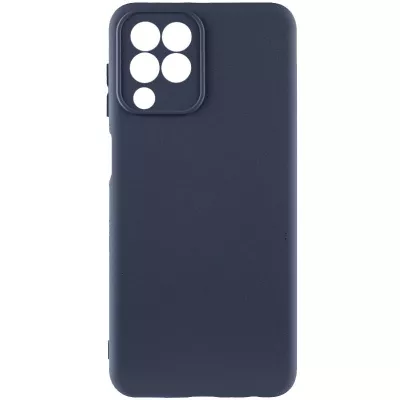 Чохол TPU GETMAN Liquid Silk Full Camera для Samsung Galaxy M33 5G Синій / Midnight Blue