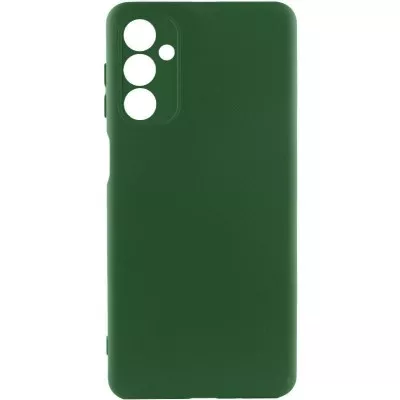 Чохол TPU GETMAN Liquid Silk Full Camera для Samsung Galaxy M34 5G Зелений / Dark green