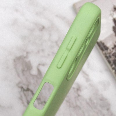 Чохол TPU GETMAN Liquid Silk Full Camera для Samsung Galaxy M34 5G Зелений / Pistachio Чохол TPU GETMAN Liquid Silk Full Camera для Samsung Galaxy M34 5G Зелений / Pistachio