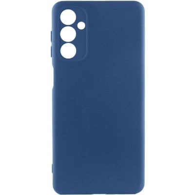 Чохол TPU GETMAN Liquid Silk Full Camera для Samsung Galaxy M34 5G Синій / Navy Blue Чохол TPU GETMAN Liquid Silk Full Camera для Samsung Galaxy M34 5G Синій / Navy Blue