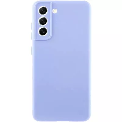 Чохол TPU GETMAN Liquid Silk Full Camera для Samsung Galaxy S22+ Бузковий / Light purple