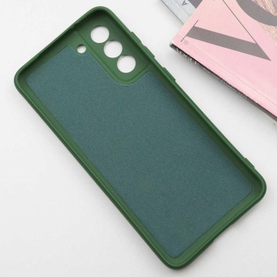 Чохол TPU GETMAN Liquid Silk Full Camera для Samsung Galaxy S22+ Зелений / Dark green Чохол TPU GETMAN Liquid Silk Full Camera для Samsung Galaxy S22+ Зелений / Dark green
