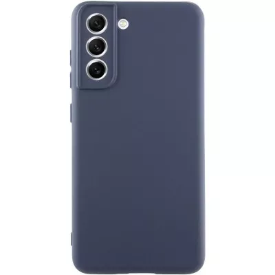Чохол TPU GETMAN Liquid Silk Full Camera для Samsung Galaxy S22+ Синій / Midnight Blue