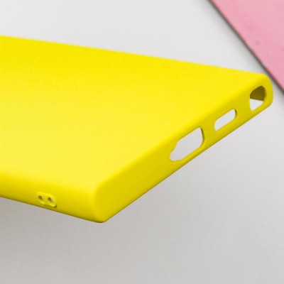 Чохол TPU GETMAN Liquid Silk Full Camera для Samsung Galaxy S24 Ultra Жовтий / Flash Чохол TPU GETMAN Liquid Silk Full Camera для Samsung Galaxy S24 Ultra Жовтий / Flash