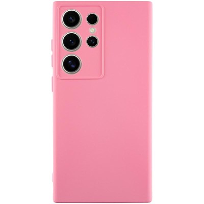 Чохол TPU GETMAN Liquid Silk Full Camera для Samsung Galaxy S24 Ultra Рожевий / Pink Чохол TPU GETMAN Liquid Silk Full Camera для Samsung Galaxy S24 Ultra Рожевий / Pink
