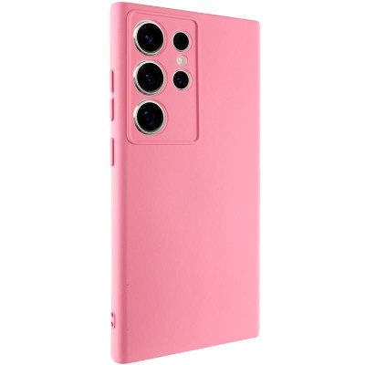 Чохол TPU GETMAN Liquid Silk Full Camera для Samsung Galaxy S24 Ultra Рожевий / Pink Чохол TPU GETMAN Liquid Silk Full Camera для Samsung Galaxy S24 Ultra Рожевий / Pink