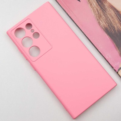 Чохол TPU GETMAN Liquid Silk Full Camera для Samsung Galaxy S24 Ultra Рожевий / Pink Чохол TPU GETMAN Liquid Silk Full Camera для Samsung Galaxy S24 Ultra Рожевий / Pink