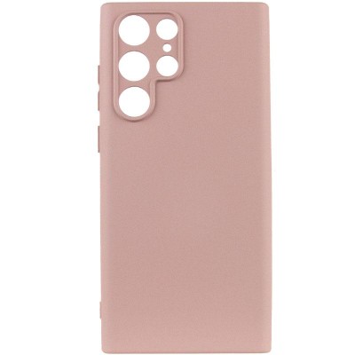 Чохол TPU GETMAN Liquid Silk Full Camera для Samsung Galaxy S24 Ultra Рожевий / Pink Sand Чохол TPU GETMAN Liquid Silk Full Camera для Samsung Galaxy S24 Ultra Рожевий / Pink Sand