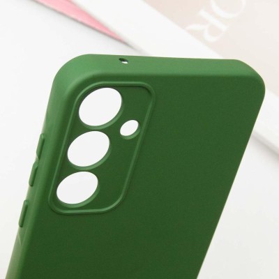 Чохол TPU GETMAN Liquid Silk Full Camera для Samsung Galaxy S24+ Зелений / Dark green Чохол TPU GETMAN Liquid Silk Full Camera для Samsung Galaxy S24+ Зелений / Dark green