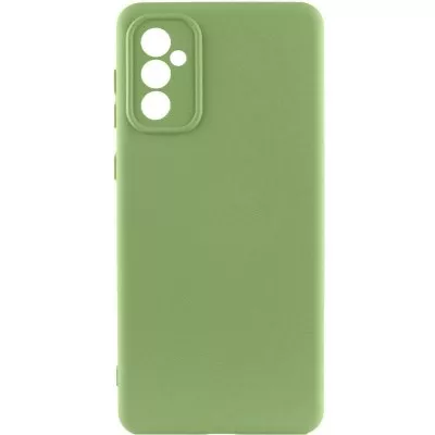 Чохол TPU GETMAN Liquid Silk Full Camera для Samsung Galaxy S24+ Зелений / Pistachio