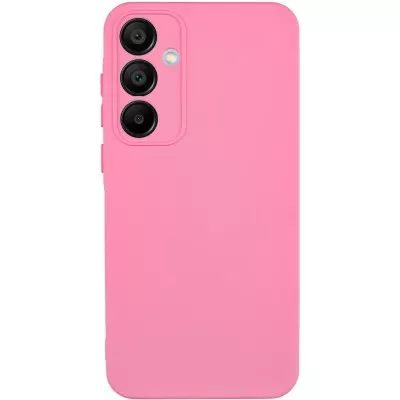Чохол TPU GETMAN Liquid Silk Full Camera для Samsung Galaxy S24+ Рожевий / Pink