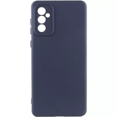 Чохол TPU GETMAN Liquid Silk Full Camera для Samsung Galaxy S24+ Синій / Midnight Blue
