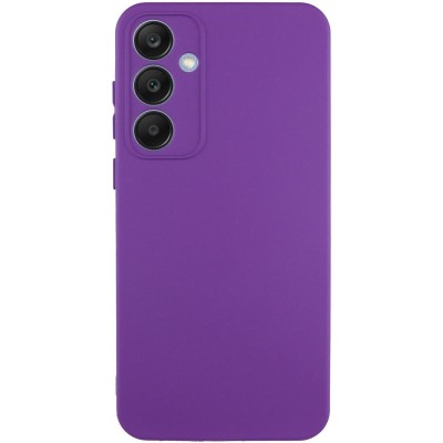 Чохол TPU GETMAN Liquid Silk Full Camera для Samsung Galaxy S24+ Фіолетовий / Purple