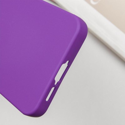 Чохол TPU GETMAN Liquid Silk Full Camera для Samsung Galaxy S24+ Фіолетовий / Purple