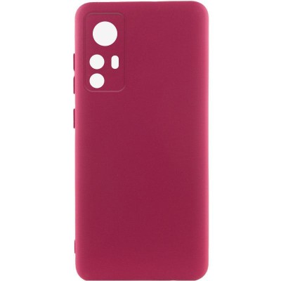Чохол TPU GETMAN Liquid Silk Full Camera для Xiaomi 12T / 12T Pro Бордовий / Marsala Чохол TPU GETMAN Liquid Silk Full Camera для Xiaomi 12T / 12T Pro Бордовий / Marsala