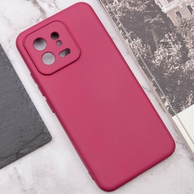 Чохол TPU GETMAN Liquid Silk Full Camera для Xiaomi 13 Pro Бордовий / Marsala Чохол TPU GETMAN Liquid Silk Full Camera для Xiaomi 13 Pro Бордовий / Marsala