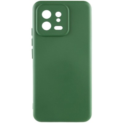 Чохол TPU GETMAN Liquid Silk Full Camera для Xiaomi 13 Pro Зелений / Dark green Чохол TPU GETMAN Liquid Silk Full Camera для Xiaomi 13 Pro Зелений / Dark green