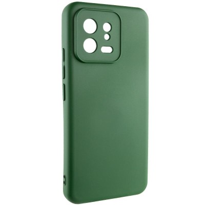 Чохол TPU GETMAN Liquid Silk Full Camera для Xiaomi 13 Pro Зелений / Dark green Чохол TPU GETMAN Liquid Silk Full Camera для Xiaomi 13 Pro Зелений / Dark green