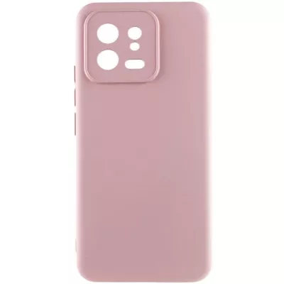 Чохол TPU GETMAN Liquid Silk Full Camera для Xiaomi 13 Pro Рожевий / Pink Sand
