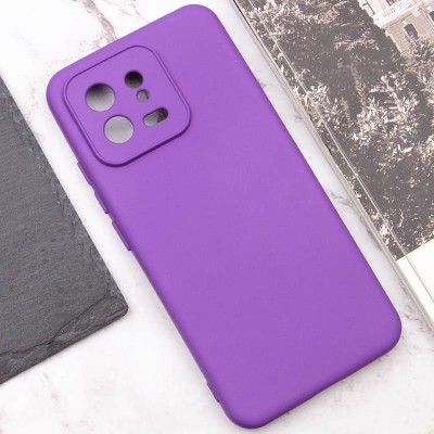 Чохол TPU GETMAN Liquid Silk Full Camera для Xiaomi 13 Pro Фіолетовий / Purple Чохол TPU GETMAN Liquid Silk Full Camera для Xiaomi 13 Pro Фіолетовий / Purple