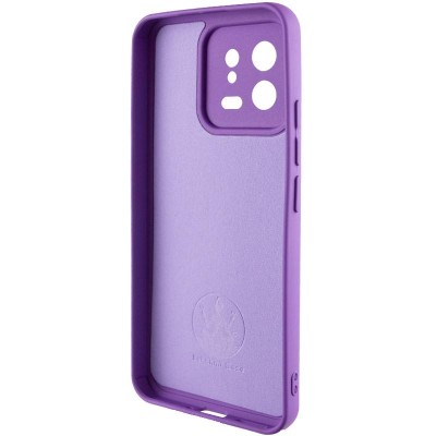 Чохол TPU GETMAN Liquid Silk Full Camera для Xiaomi 13 Фіолетовий / Purple