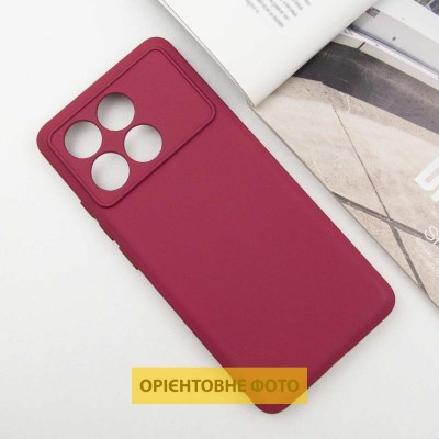 Чохол TPU GETMAN Liquid Silk Full Camera для Xiaomi Poco X6 / Note 13 Pro 5G Бордовий / Marsala Чохол TPU GETMAN Liquid Silk Full Camera для Xiaomi Poco X6 / Note 13 Pro 5G Бордовий / Marsala