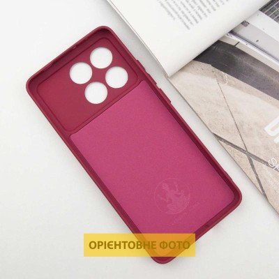Чохол TPU GETMAN Liquid Silk Full Camera для Xiaomi Poco X6 / Note 13 Pro 5G Бордовий / Marsala Чохол TPU GETMAN Liquid Silk Full Camera для Xiaomi Poco X6 / Note 13 Pro 5G Бордовий / Marsala