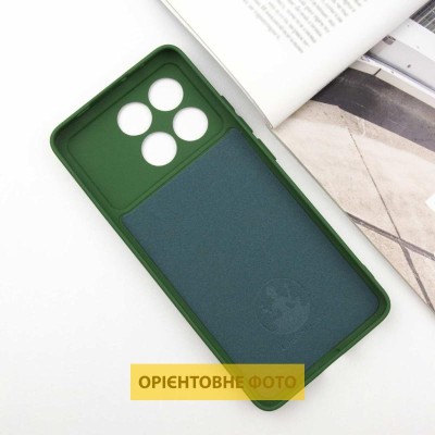 Чохол TPU GETMAN Liquid Silk Full Camera для Xiaomi Poco X6 / Note 13 Pro 5G Зелений / Dark green Чохол TPU GETMAN Liquid Silk Full Camera для Xiaomi Poco X6 / Note 13 Pro 5G Зелений / Dark green