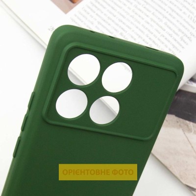 Чохол TPU GETMAN Liquid Silk Full Camera для Xiaomi Poco X6 / Note 13 Pro 5G Зелений / Dark green Чохол TPU GETMAN Liquid Silk Full Camera для Xiaomi Poco X6 / Note 13 Pro 5G Зелений / Dark green