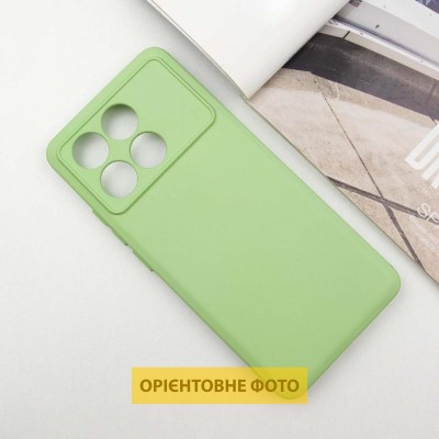 Чохол TPU GETMAN Liquid Silk Full Camera для Xiaomi Poco X6 / Note 13 Pro 5G Зелений / Pistachio